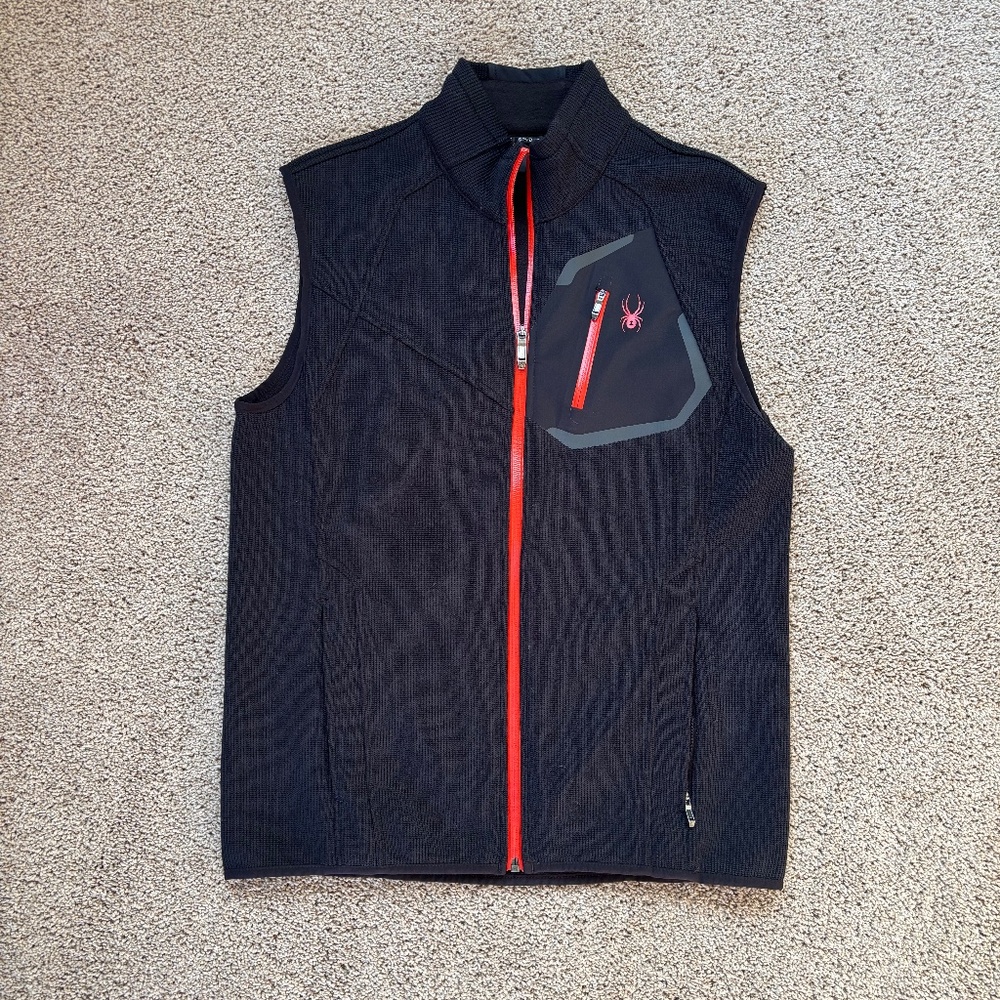 Spyder zip-up sweater vest